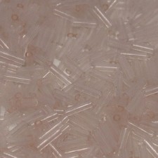 Miyuki Bugle 6mm Beads - Transparent pale pink BGL2-155